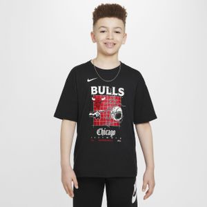 Chicago Bulls Courtside Nike Max90 NBA-shirt voor jongens - Zwart