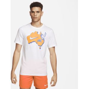 NikeCourt tennisshirt voor heren - Wit