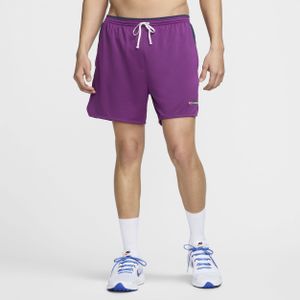 Nike Track Club Dri-FIT hardloopshorts met binnenbroek voor heren (13 cm) - Paars