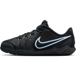 Nike Jr. Tiempo Legend 10 Academy low top zaalvoetbalschoenen voor kleuters/kids - Zwart