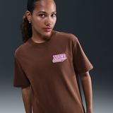 Nike oversized T-shirt met recht design - Bruin