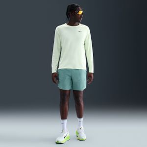 Nike Stride Dri-FIT 2-in-1 hardloopshorts voor heren (18 cm) - Groen