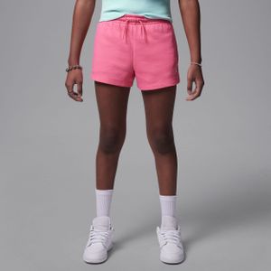 Jordan Brooklyn Essentials Dri-FIT shorts van sweatstof voor kids - Roze