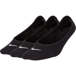 Nike Everyday Lightweight Footie trainingssokken voor dames (3 paar) - Zwart