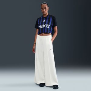 Nike - Trainingsbroek - Rood - Wijde Pijpen - Halfhoge Taille