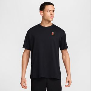 NikeCourt Max90 tennisshirt voor heren - Zwart