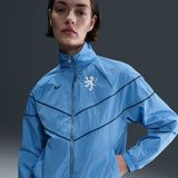 Nike - Windrunner - Geweven Voetbaljack - Blauw - UV-bescherming voor Dames