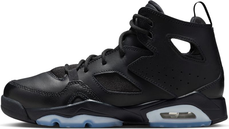 Jordan - Flight Club '91 - Kindersneakers - Zwart - Leer