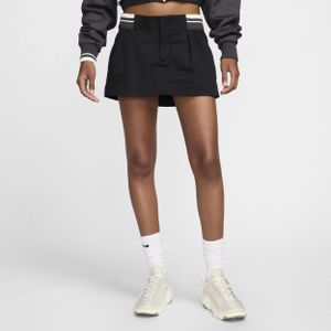 Nike Sportswear canvas minirok met lage taille - Zwart