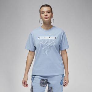 Jordan Flight Heritage T-shirt met graphic voor dames - Blauw