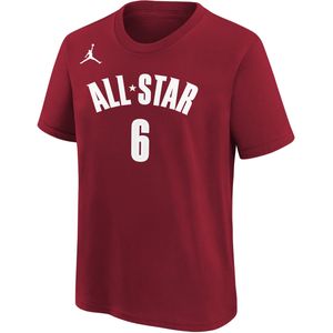 LeBron James Los Angeles Lakers All-Star Essential Nike NBA-shirt voor jongens - Rood