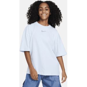 Nike Sportswear oversized T-shirt voor meisjes - Blauw