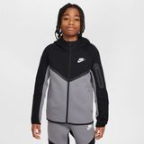 Nike - Tech Fleece - Vest - Zwart Grijs Wit - Katoen en Polyester