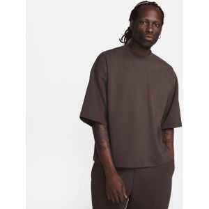Nike Sportswear Tech Fleece Reimagined oversized sweatshirt met korte mouwen voor heren - Bruin