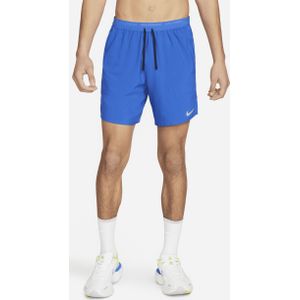 Nike Stride Dri-FIT 2-in-1 hardloopshorts voor heren (18 cm) - Blauw