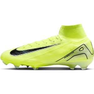 Nike Mercurial Superfly 10 Elite high top voetbalschoenen (stevige ondergrond) - Geel