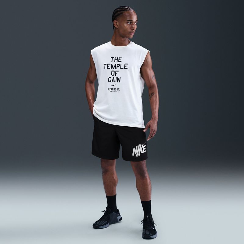 Nike - Form - Korte Broeken - Blauw - Dri-FIT - 23 cm