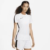 Nike Dri-FIT Academy Voetbaltop met korte mouwen voor dames - Wit