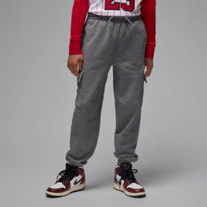 Jordan My Brooklyn Essentials cargobroek van fleece voor kids - Grijs