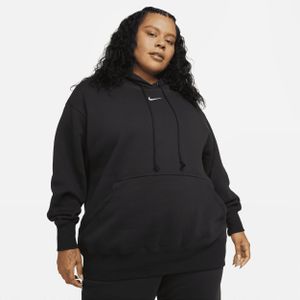 Nike - Oversized Hoodie - Zwart - Sportswear Phoenix Fleece