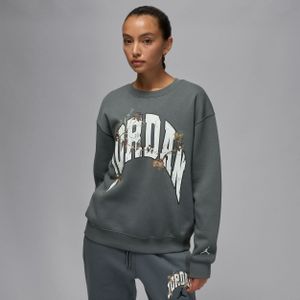 Jordan Brooklyn Fleece Realtree sweatshirt met ronde hals voor dames - Grijs