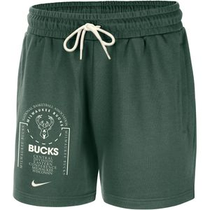 Milwaukee Bucks Club Courtside Nike NBA-fleeceshorts voor heren - Groen