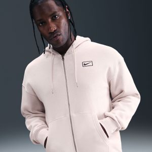 Nike Hoodie met rits voor heren - Bruin