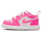 Jordan 1 Low - Babyschoenen - Rood - Leer, Textil