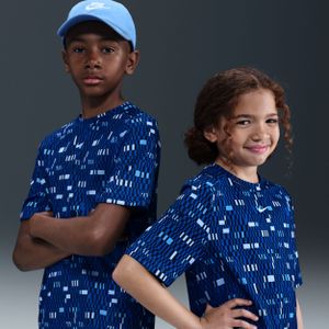 Nike - Multi - Jongenstop - Zwart - Dri-FIT met Korte Mouwen