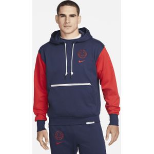 Paris Saint-Germain Standard Issue Nike voetbalhoodie voor heren - Blauw