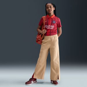 Nike - Geweven Broek - Zwart - Wijde Pijpen - Voor Meisjes