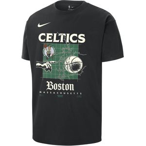 Boston Celtics Courtside Max90 Nike NBA T-shirt voor heren - Zwart