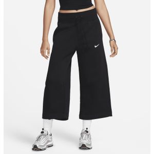 Nike Sportswear Phoenix Fleece korte joggingbroek met hoge taille voor dames - Zwart