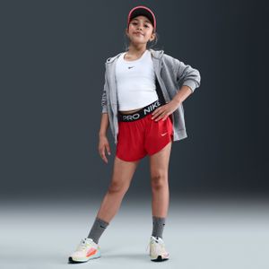 Nike Pro 2-in-1 Dri-FIT shorts voor meisjes - Rood