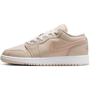 Jordan - AJ1 Low - Kindersneakers - Beige - Leer