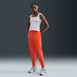 Nike 24.7 ImpossiblySoft Dri-FIT joggingbroek met halfhoge taille voor dames - Rood