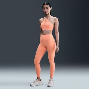 Nike One 7/8-legging met hoge taille voor dames - Oranje