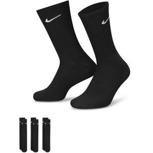 Nike Cushioned Crew trainingssokken (3 paar) - Zwart