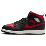 Jordan - Aj1 Mid - Peuterschoenen - Zwart - Leer