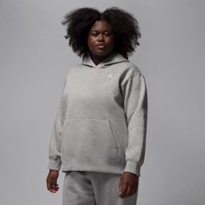 Jordan Brooklyn Fleece pullover hoodie voor dames (Plus Size) - Grijs