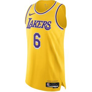 Los Angeles Lakers Icon Edition 2022/23 Nike Dri-FIT ADV Authentic NBA-jersey voor heren - Geel