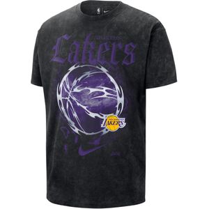 Los Angeles Lakers Courtside 'Halloween' Max90 Nike NBA T-shirt voor heren - Zwart