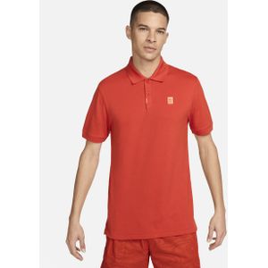 The Nike Polo met aansluitende pasvorm voor heren - Oranje