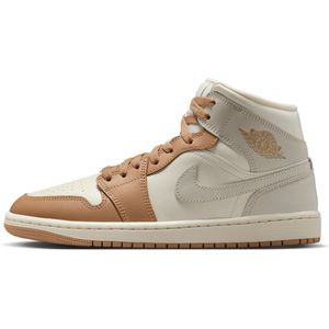 Jordan - Air 1 Mid - Sneakers - Sail en Varsity Red