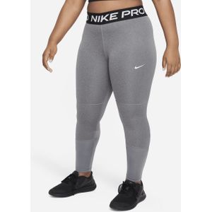 Nike Pro Dri-FIT legging voor meisjes (Ruimere maten) - Grijs
