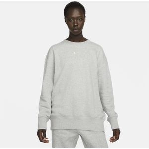 Nike Sportswear Phoenix Fleece Oversized sweatshirt met ronde hals voor dames - Grijs