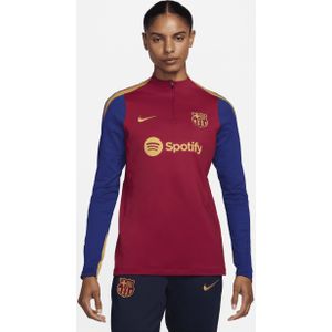 FC Barcelona Strike Nike Dri-FIT voetbaltrainingstop voor dames - Rood