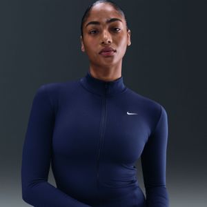 Nike - One Fitted Dri-FIT Jack - Blauw - Dames