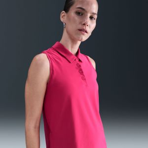 Nike Victory Dri-FIT mouwloze polo voor dames - Roze