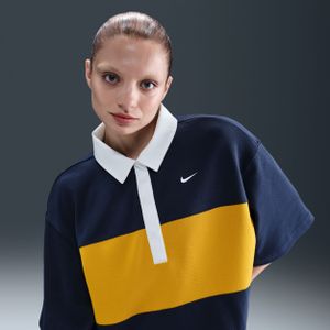 Nike - Oversized Polo - Blauw - Dames